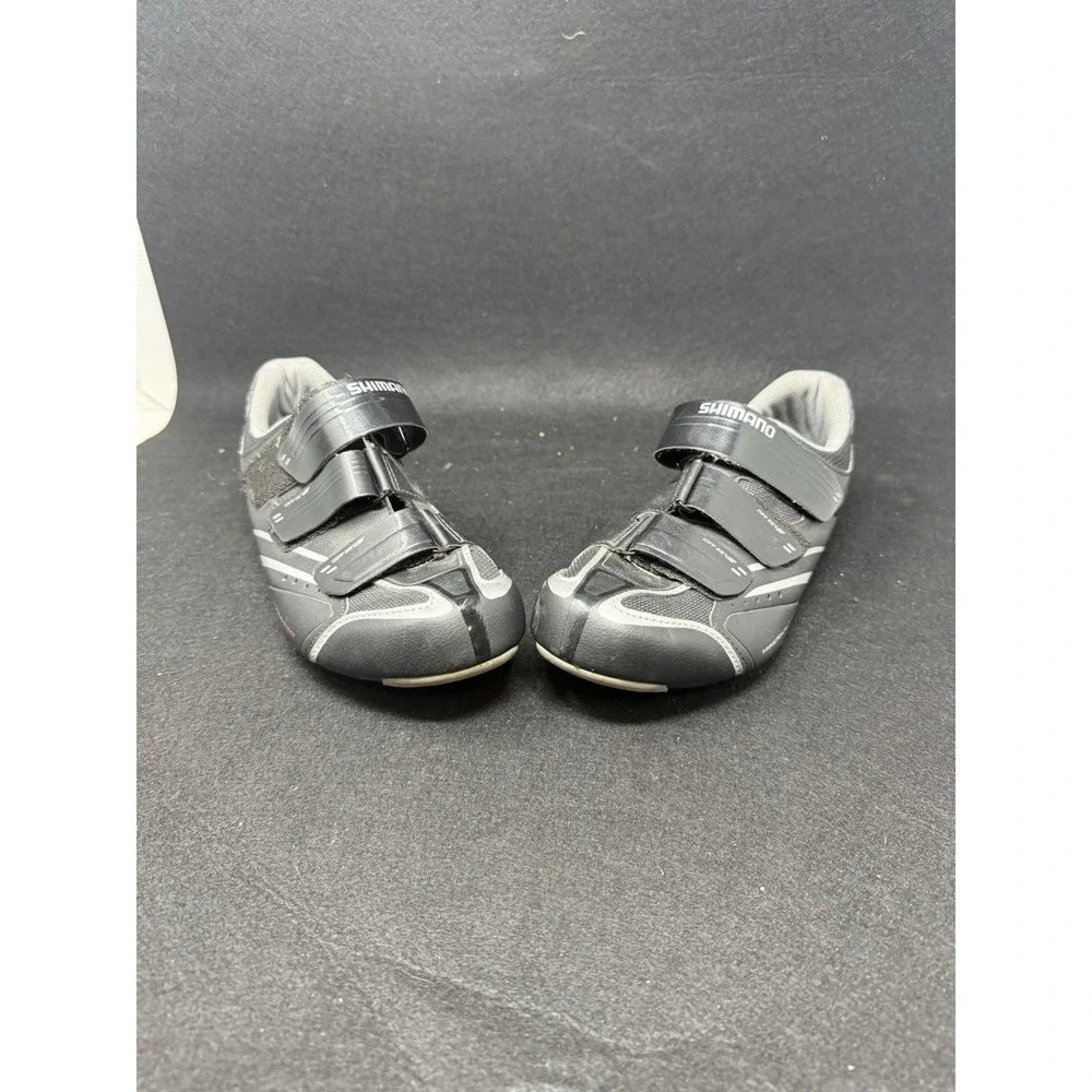 SHIMANO 47 R078L Road Cycling Shoes Black Silver SPD-SL Performance Athletic